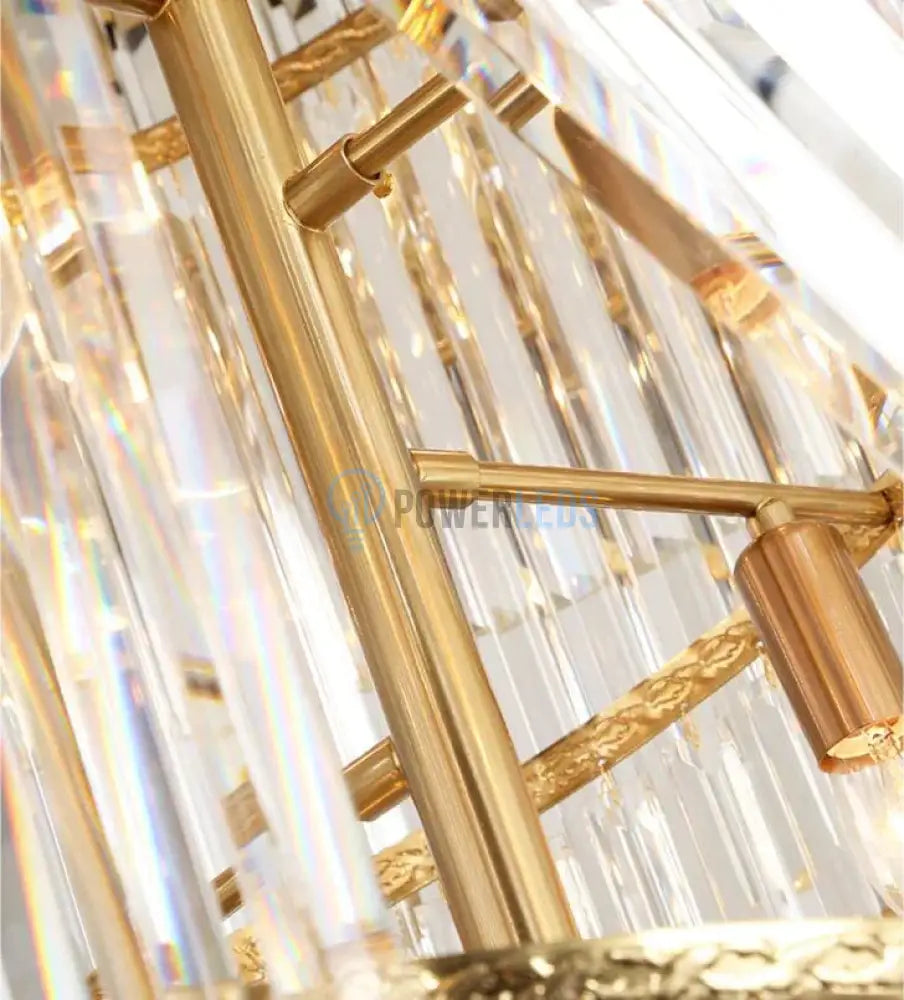 Candelabru Cristal Glory Golden Luxury 160Cm Chandeliers Crystal