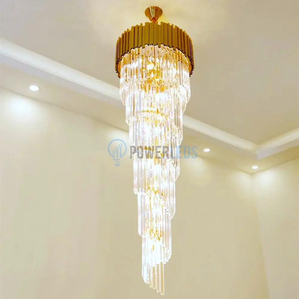 Candelabru Cristal Glory Golden Luxury 180Cm Chandeliers Crystal