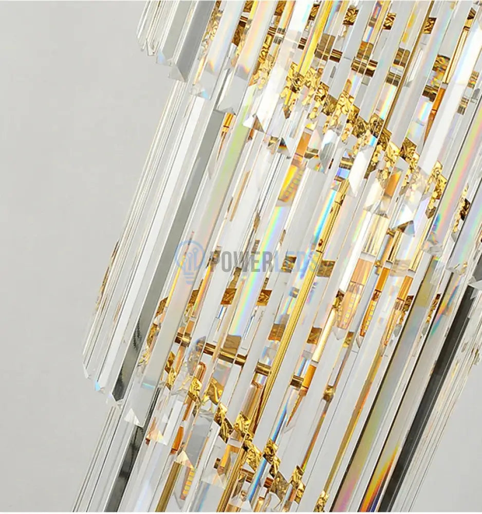 Candelabru Cristal Glory Golden Luxury 180Cm Chandeliers Crystal