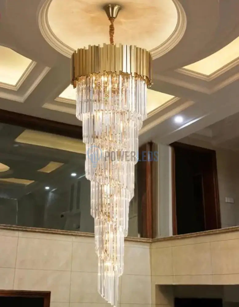 Candelabru Cristal Glory Golden Luxury 180Cm Chandeliers Crystal