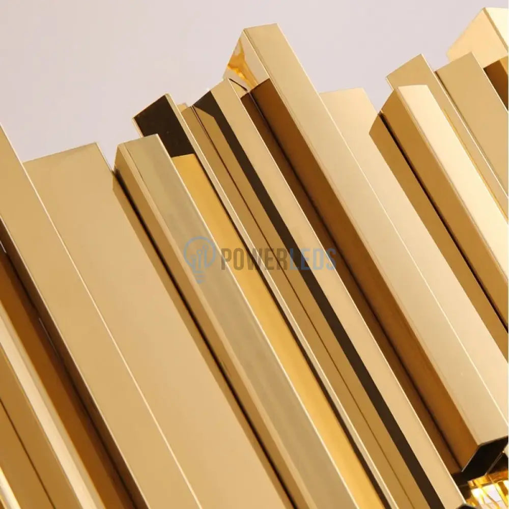 Candelabru Cristal GLORY GOLDEN LUXURY 300cm powerleds.ro