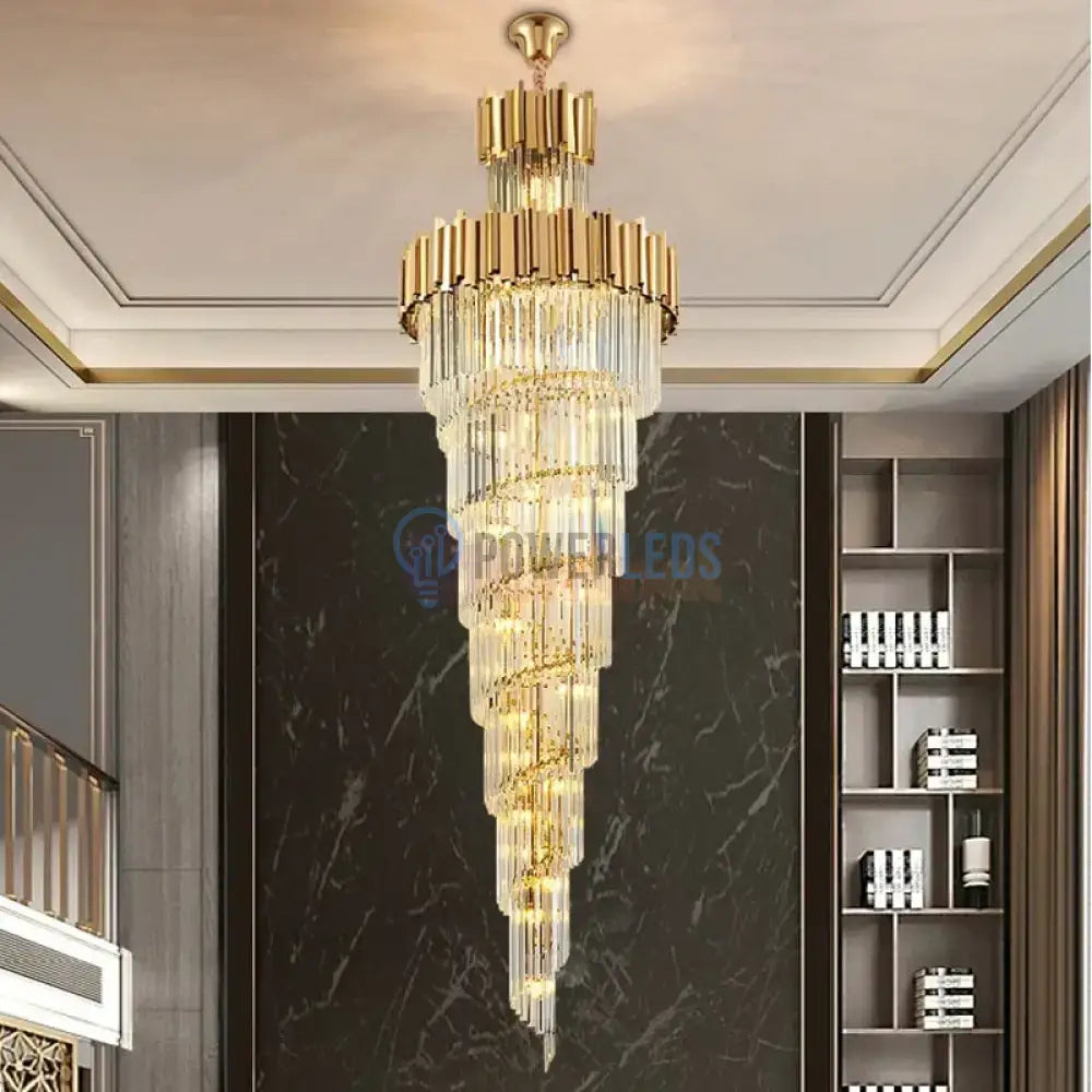 Candelabru Cristal GLORY GOLDEN LUXURY 300cm AURIE / 300CM / LUXURY Chandeliers Crystal