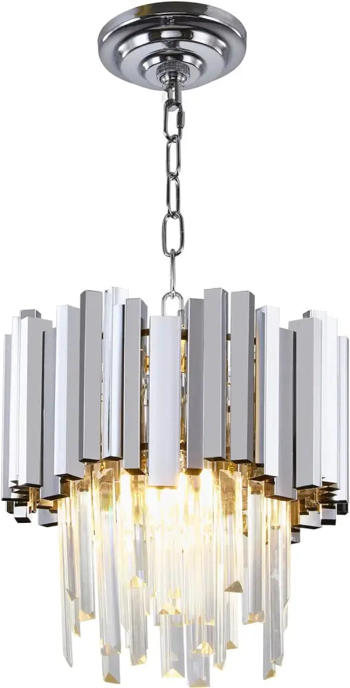Candelabru Cristal Glory Silver 30Cm Chandeliers