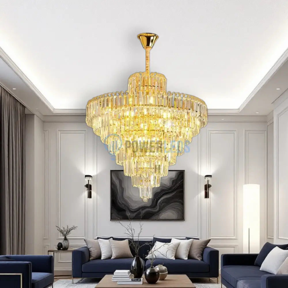 Candelabru Cristal Elegance 8 Becuri E14 si 94cm AURIE / 90CM / CRISTAL Chandeliers Crystal