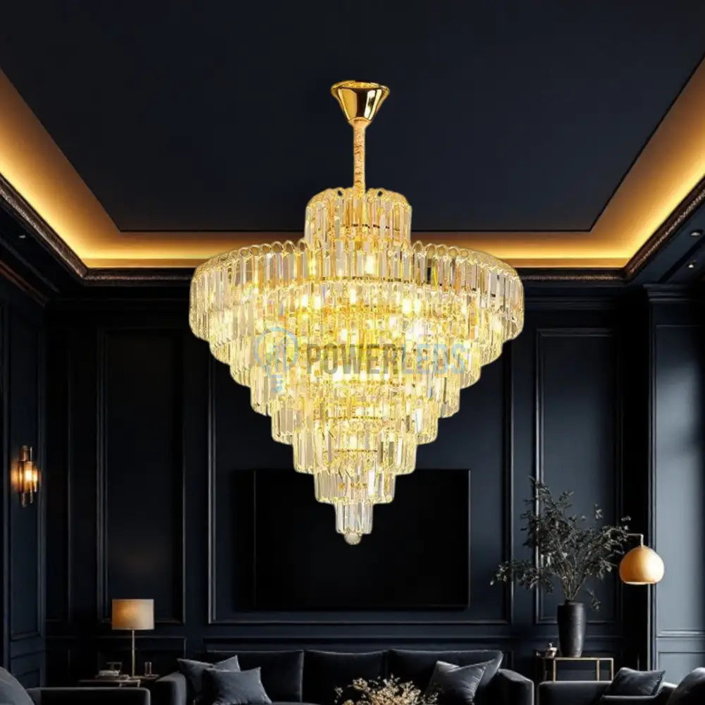 Candelabru Cristal Elegance 8 Becuri E14 si 94cm AURIE / 90CM / CRISTAL Chandeliers Crystal