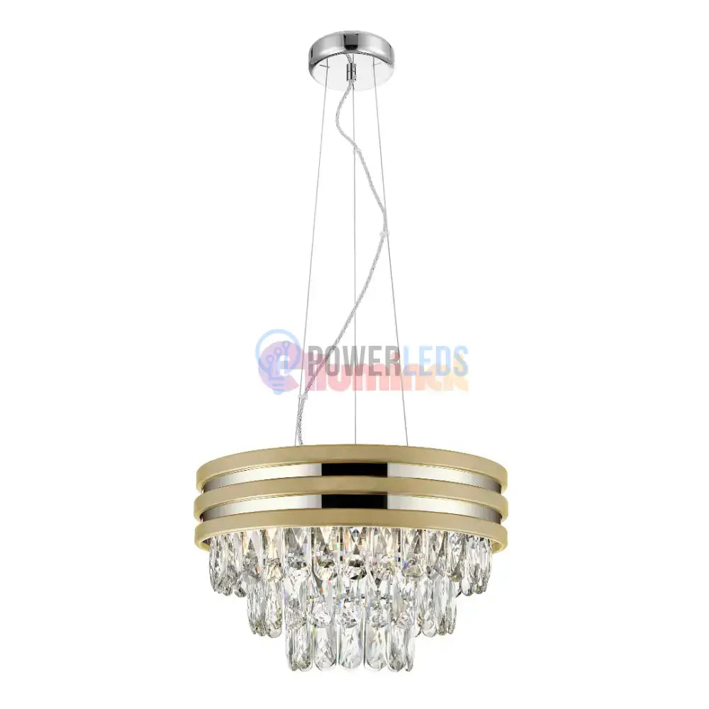 Candelabru Cristal Gold Premium Luxury NAICA powerleds.ro