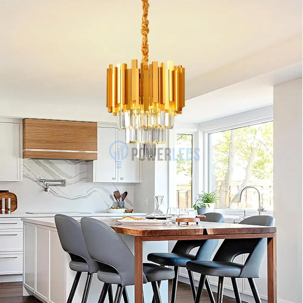 Candelabru Cristal GOLDEN MAXI 300mm AURIE / CRISTAL / 30CM Chandeliers Crystal