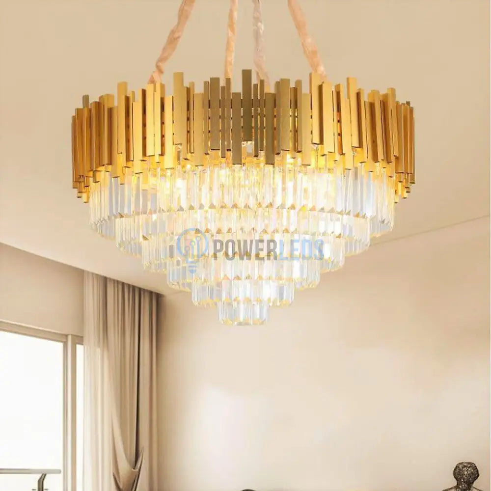 Candelabru Cristal Golden Maxi 720Mm Chandeliers Crystal