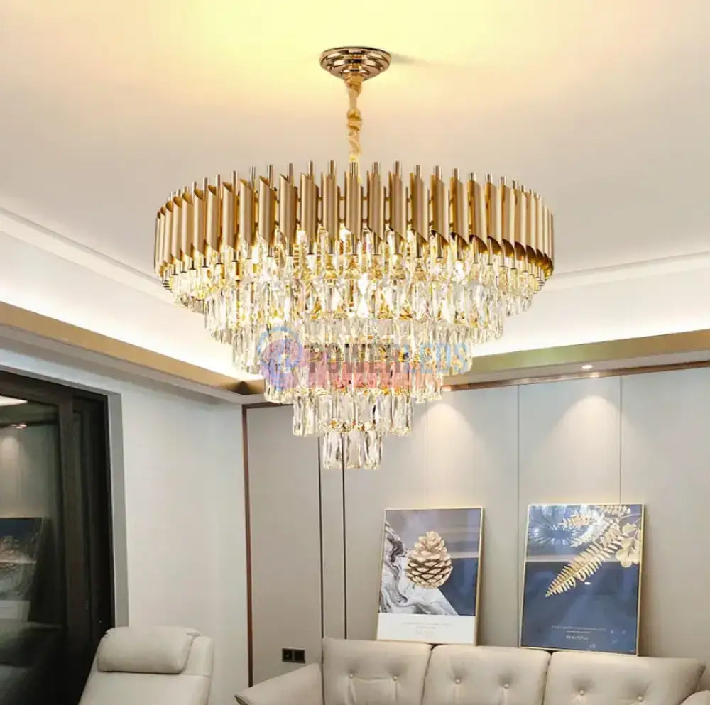 Candelabru Cristal Golden Panther 800mm powerleds.ro