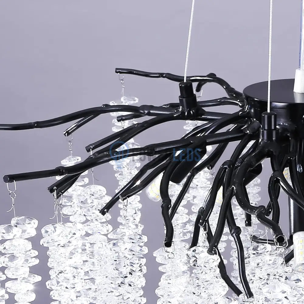 Candelabru Cristal Luxury Black Willow 100Cm Chandeliers Crystal