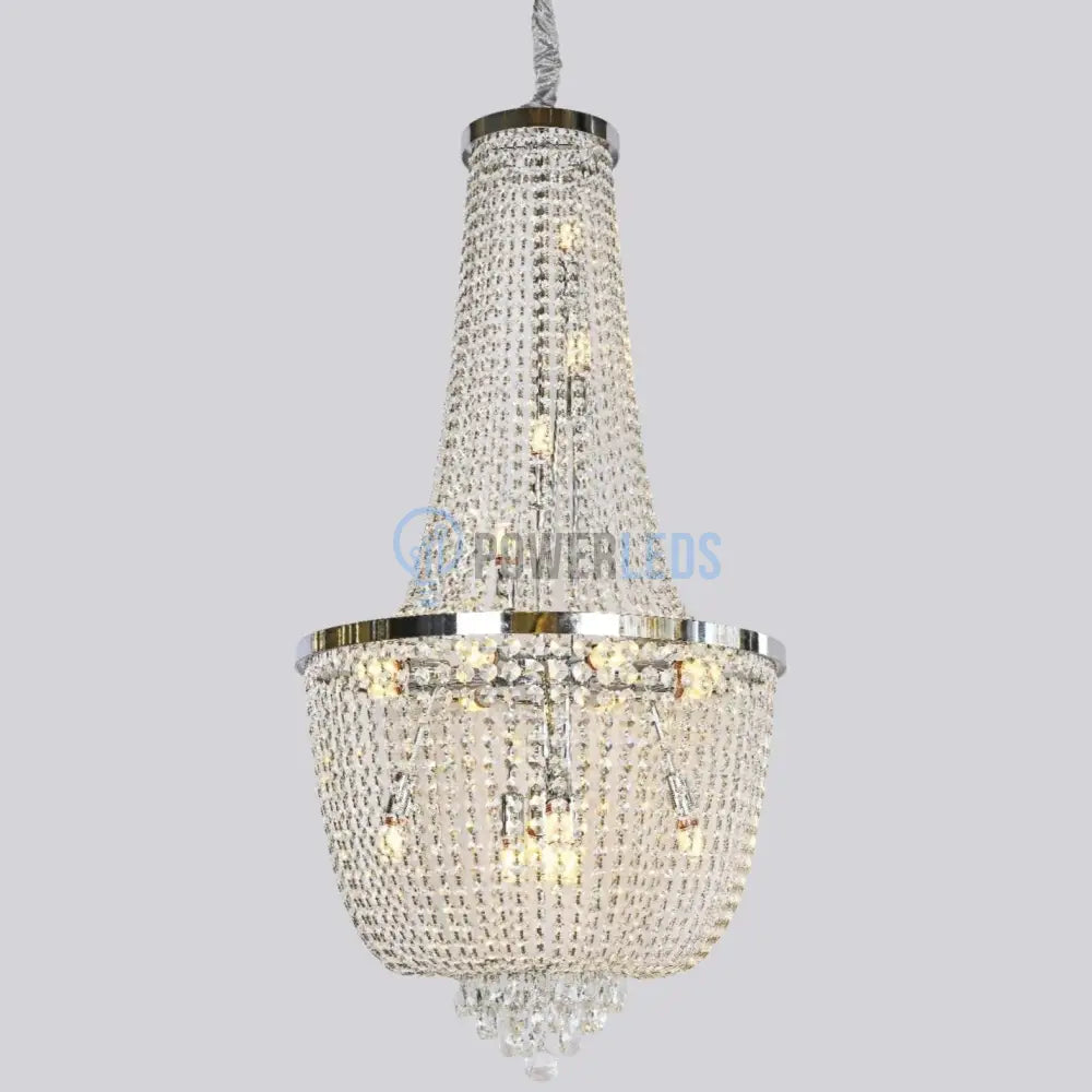 Candelabru Cristal Luxury Chrome 120Cm -P82404 Chandeliers Crystal