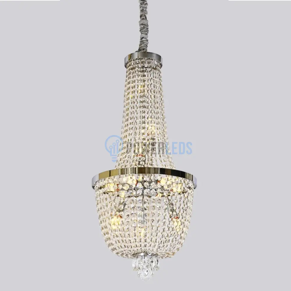 Candelabru Cristal Luxury Chrome 90Cm -P82404 Chandeliers Crystal