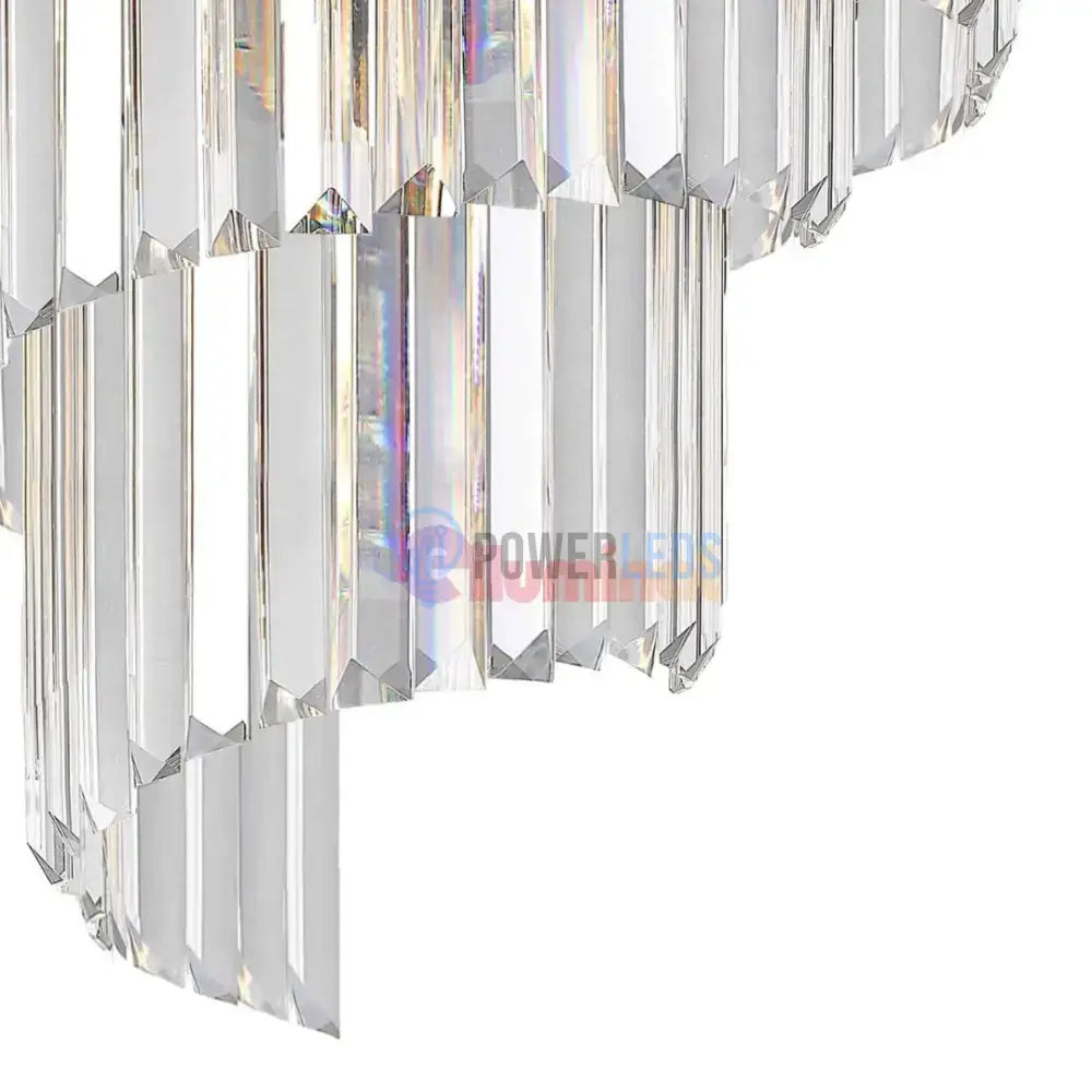 Candelabru Cristal Luxury Chrome GLADIUS powerleds.ro