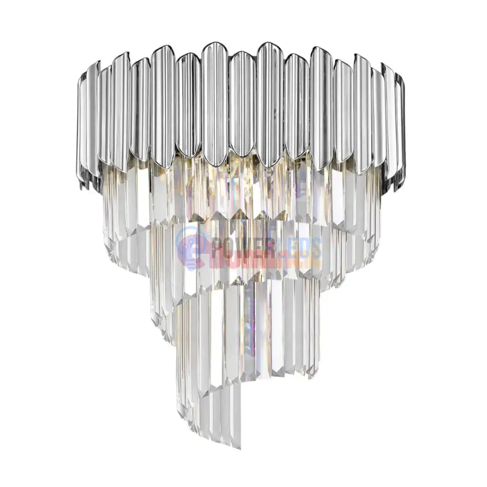 Candelabru Cristal Luxury Chrome GLADIUS powerleds.ro