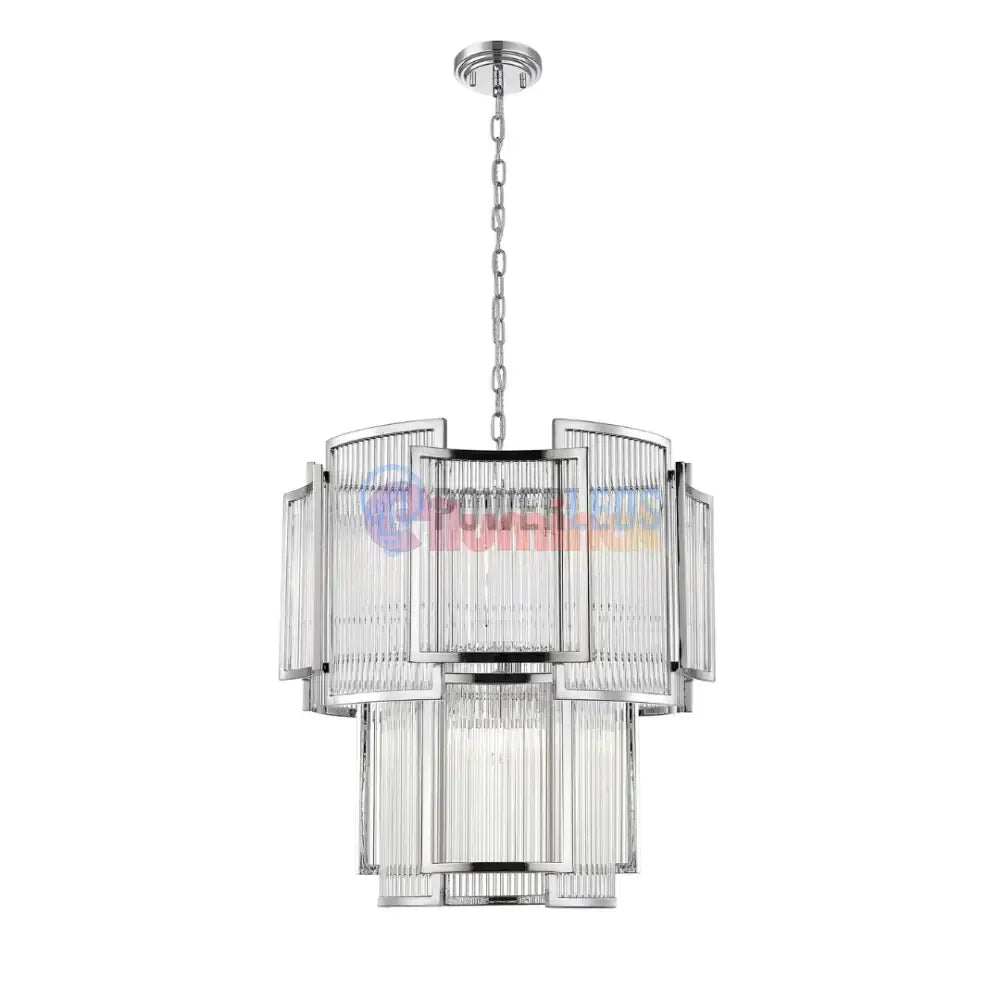 Lustra Suspendata 8xE14 Chrome Vissaro powerleds.ro