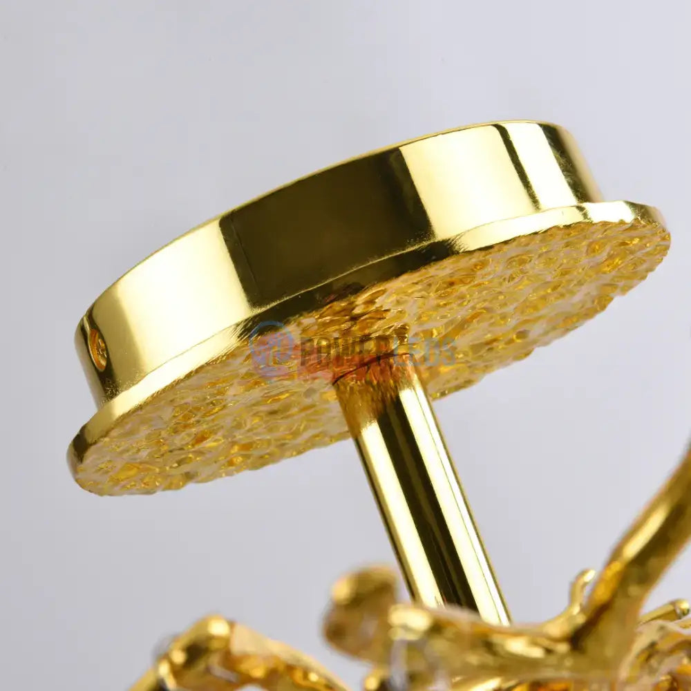 Candelabru Cristal Luxury Gold CINDY powerleds.ro