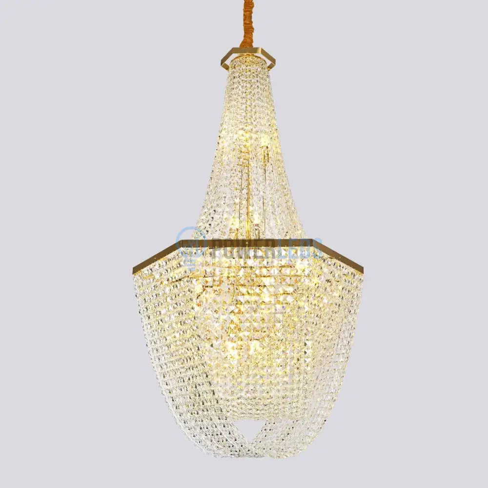 Candelabru Cristal Luxury Golden 115Cm -P82402 Chandeliers Crystal