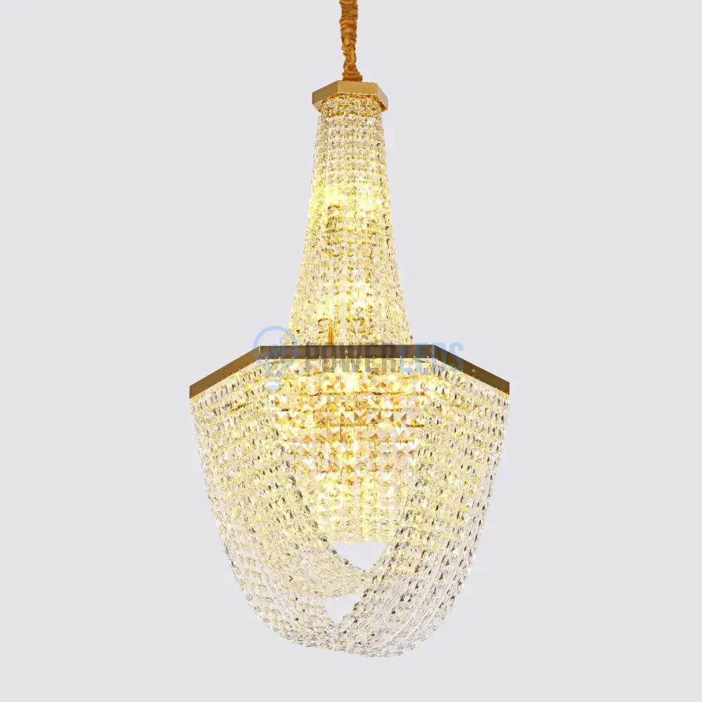 Candelabru Cristal Luxury Golden 115Cm -P82402 Chandeliers Crystal