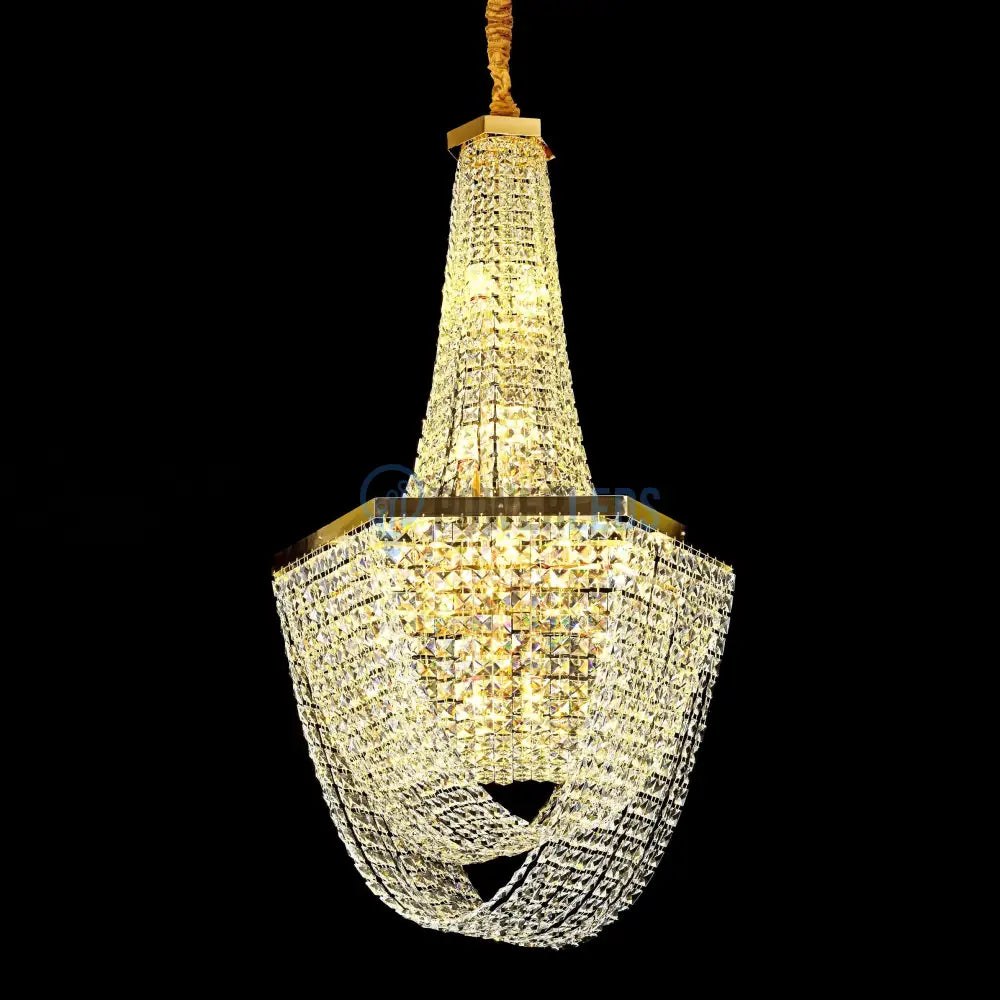 Candelabru Cristal Luxury Golden 115Cm -P82402 Chandeliers Crystal