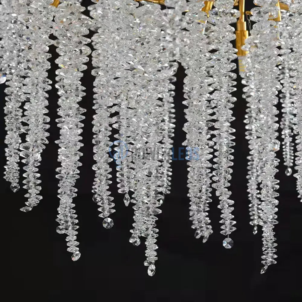 Candelabru Cristal Luxury Golden Willow 120X45 Cm Chandeliers Crystal