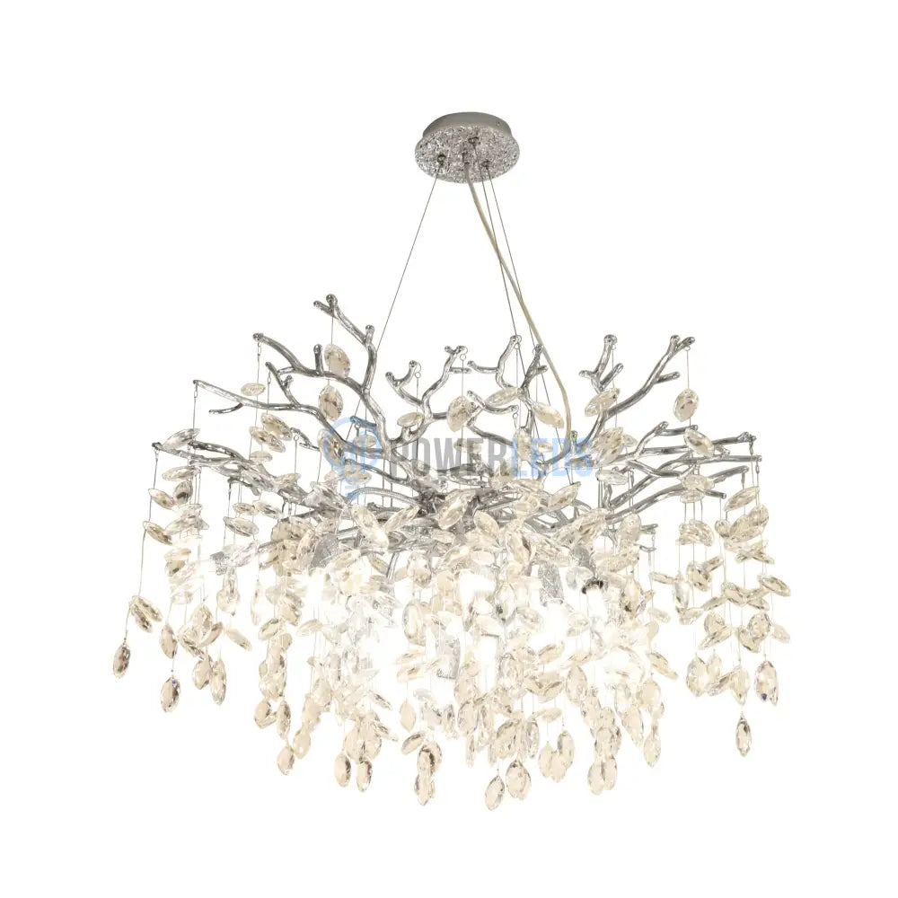 Candelabru Cristal LUXURY Silver CINDY 80cm powerleds.ro