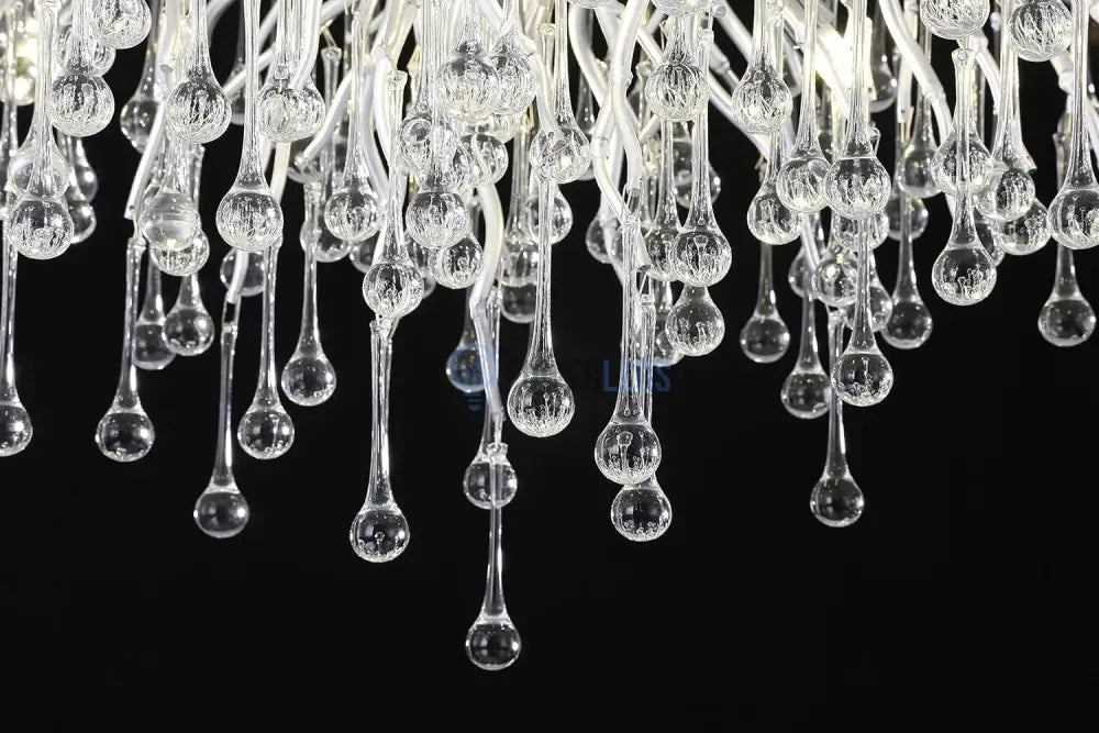 Candelabru Cristal Luxury Silver Tears 80Cm Chandeliers Crystal