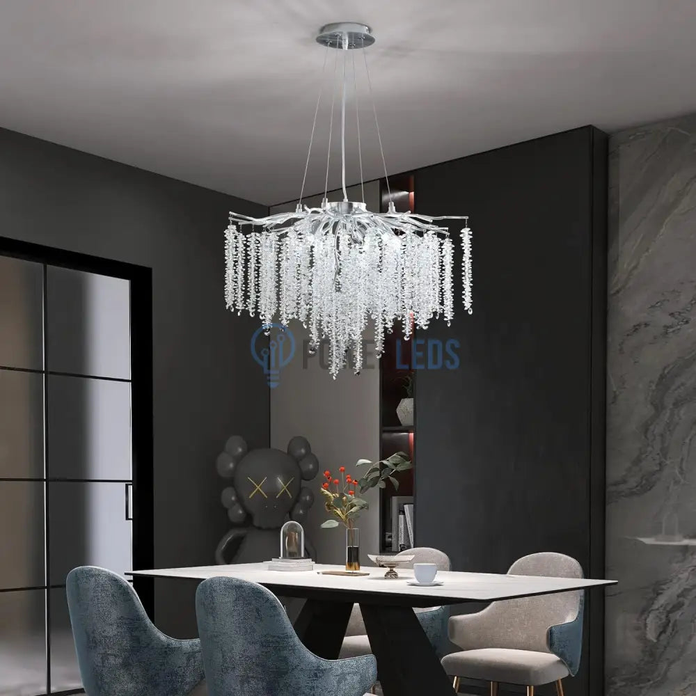 Candelabru Cristal Luxury Silver Willow 100Cm Chandeliers Crystal