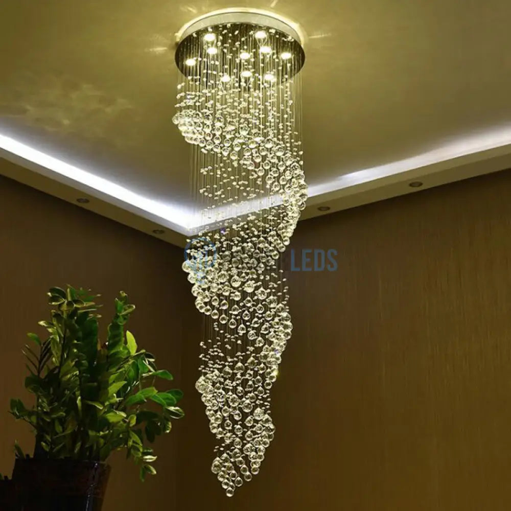 Candelabru Cristal Luxury Vortex 240Cm Chandeliers Crystal