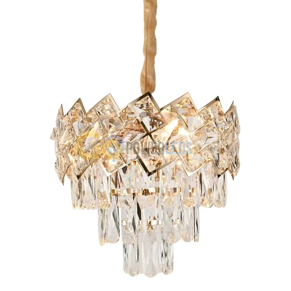 Candelabru Cristal MALLI Gold ⌀30CM Chandeliers Crystal