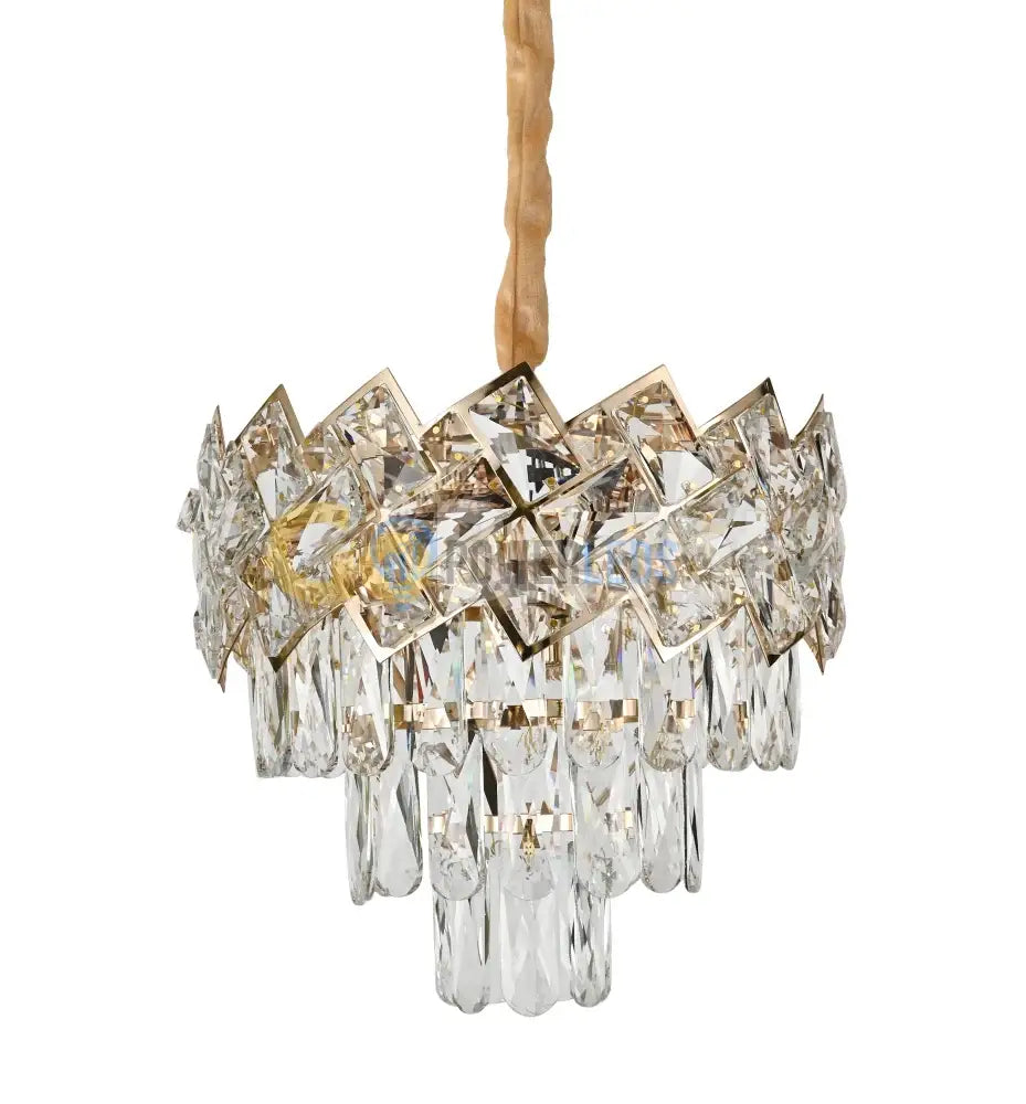 Candelabru Cristal MALLI Gold ⌀30CM Chandeliers Crystal