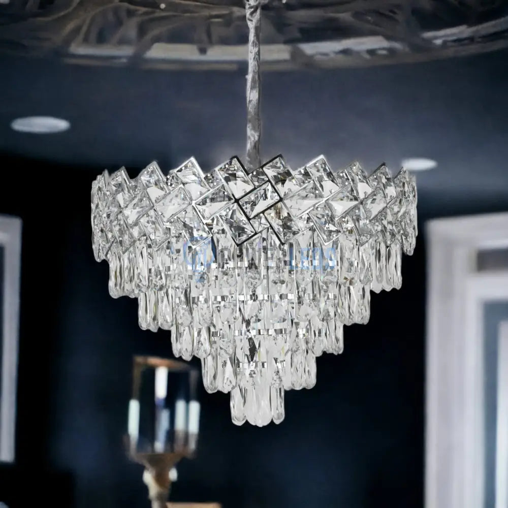 Candelabru Cristal Malli Silver 50Cm Chandeliers Crystal