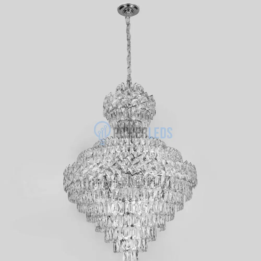 Candelabru Cristal Malli Silver Grande Luxury 80x110CM powerleds.ro