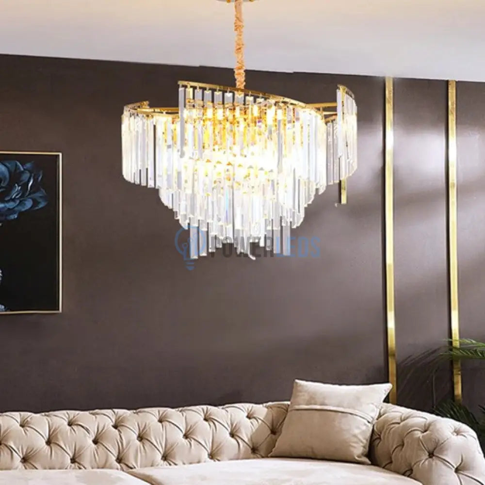 Candelabru Cristal Milano Gold Chandeliers Crystal