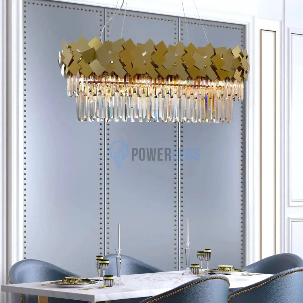 Candelabru Cristal Modern Troy 80X30Cm Chandeliers Crystal