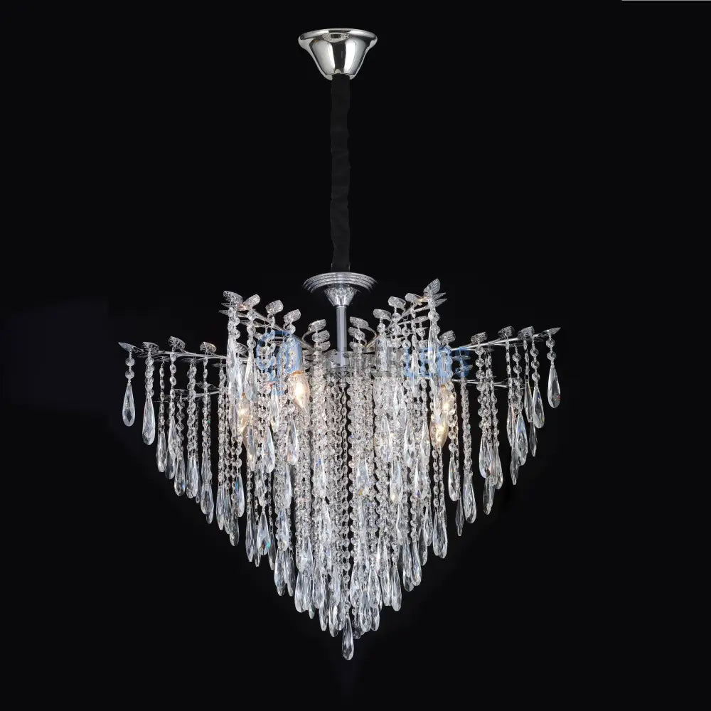 Candelabru Cristal Monaco Silver 50Cm Chandeliers Crystal