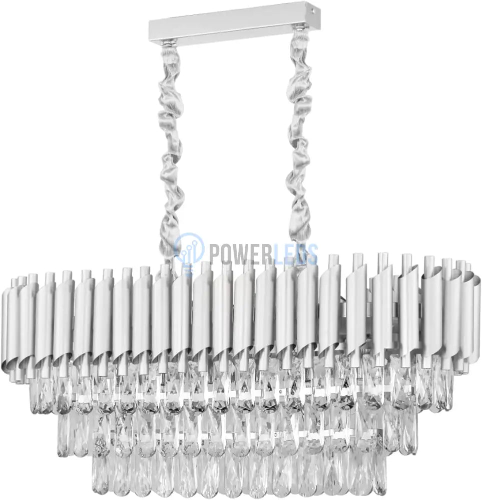 Candelabru Cristal Silver Panther 800X300Mm Chandeliers Crystal