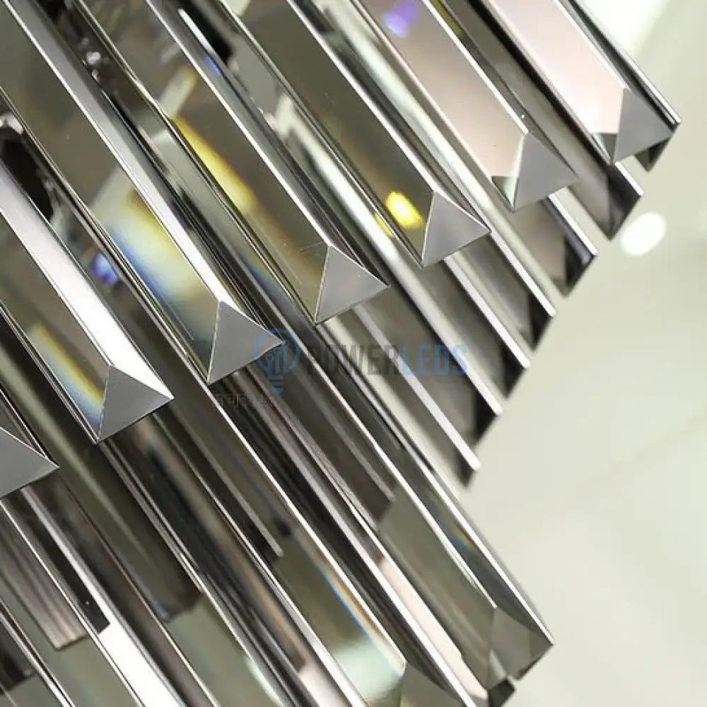 Candelabru Cristal SMOKY BLACK/GREY 800x300mm powerleds.ro