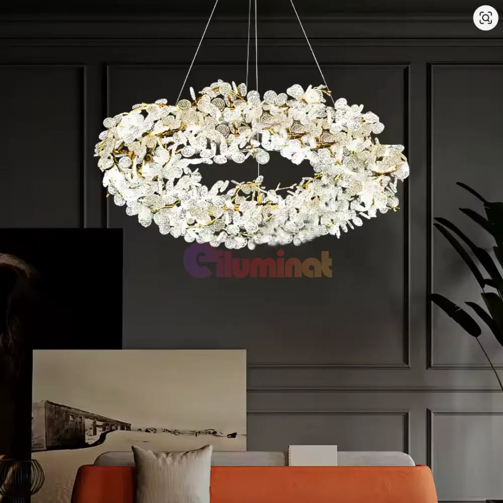 Candelabru Crystal Luxury Flowers powerleds.ro