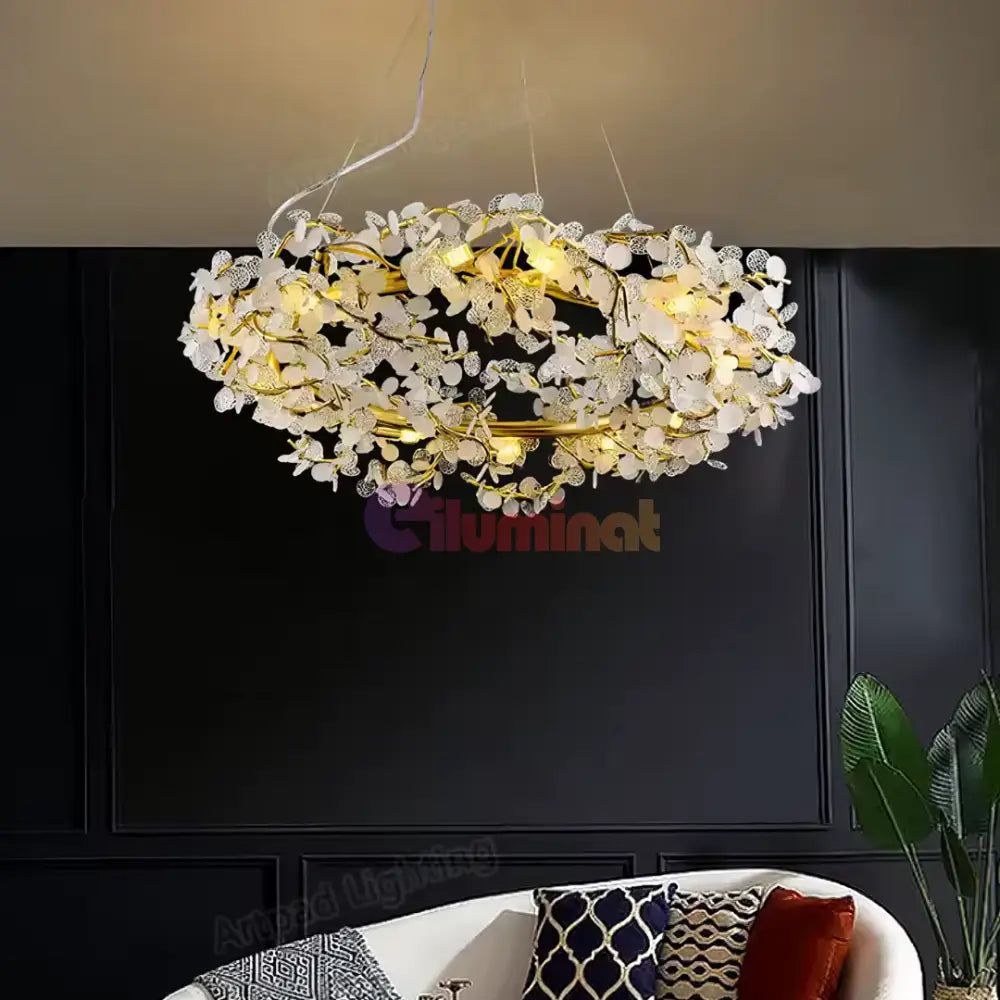 Candelabru Crystal Luxury Flowers powerleds.ro