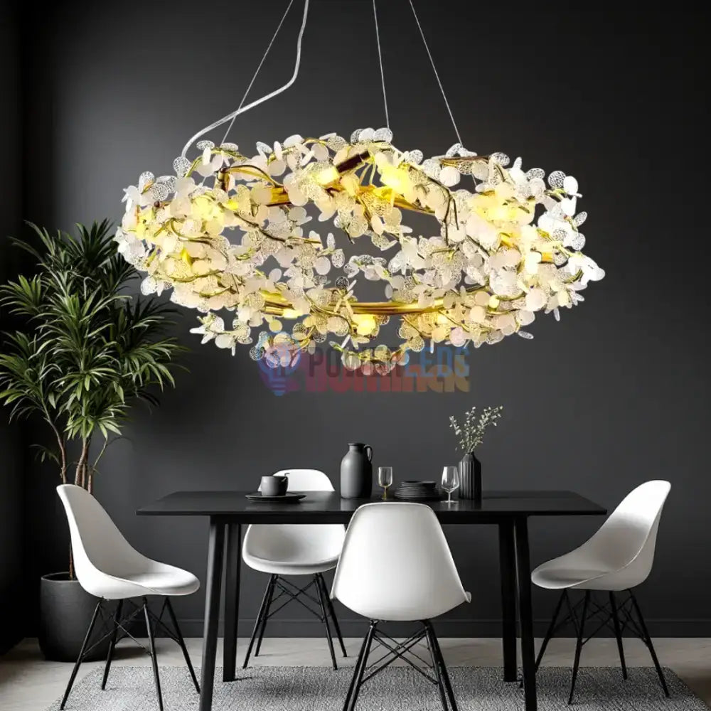 Candelabru Crystal Luxury Flowers powerleds.ro
