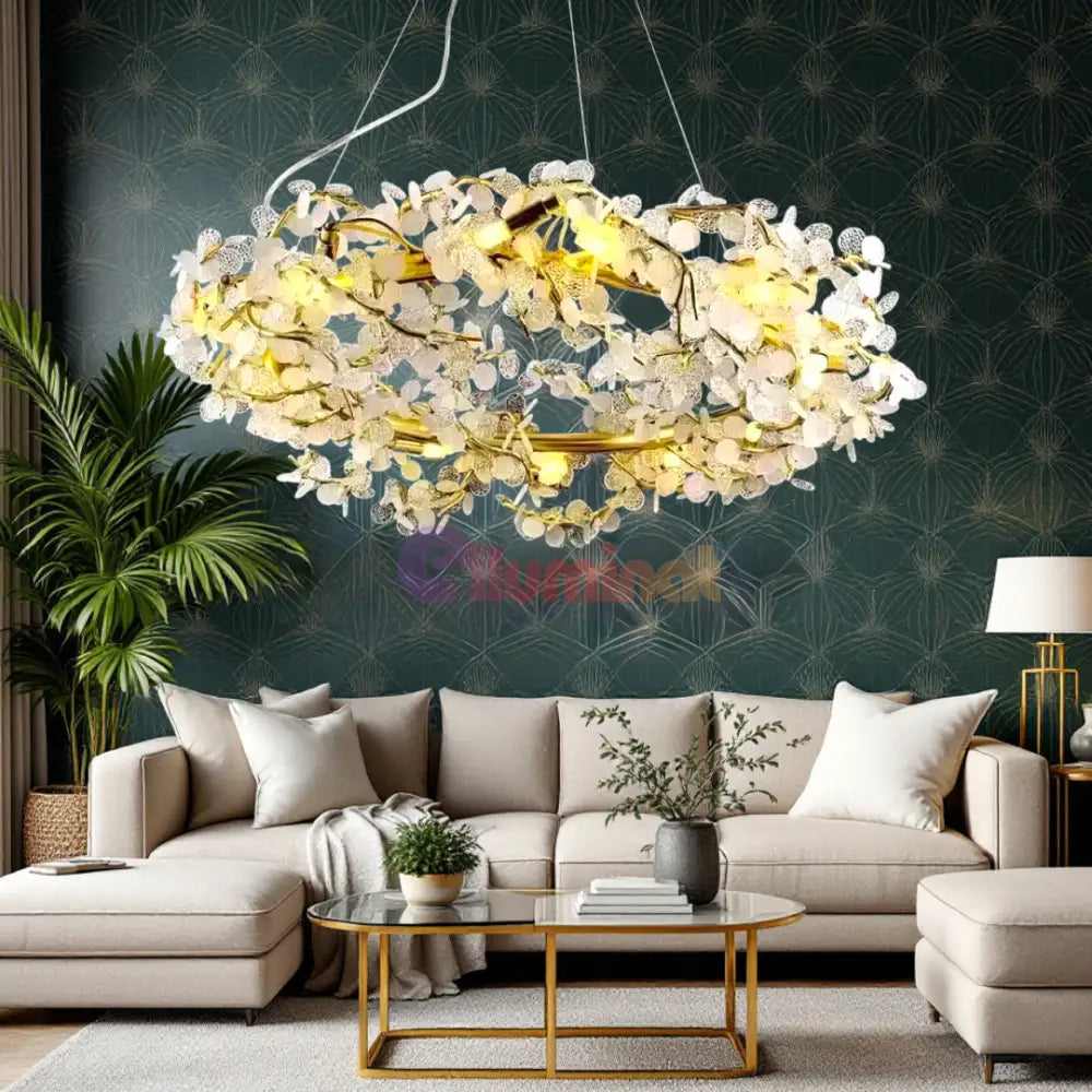 Candelabru Crystal Luxury Flowers powerleds.ro