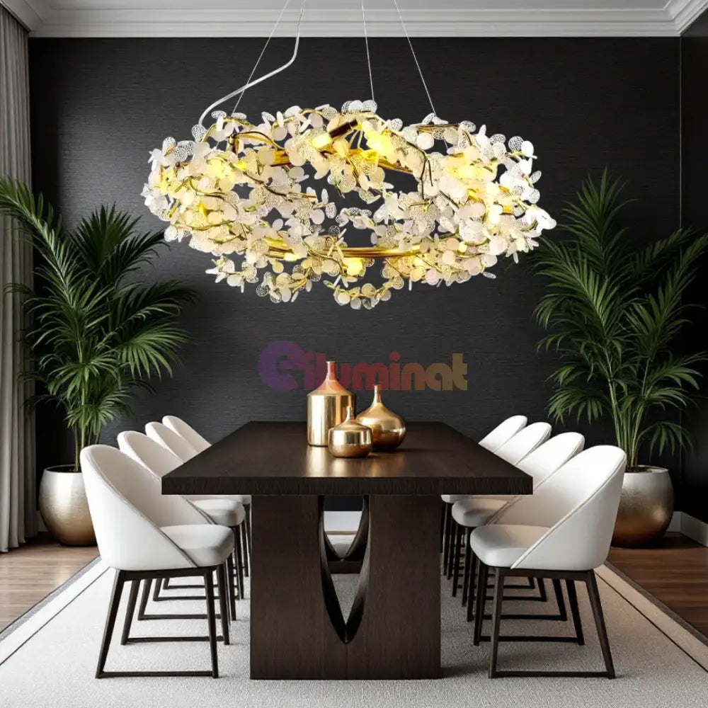Candelabru Crystal Luxury Flowers powerleds.ro