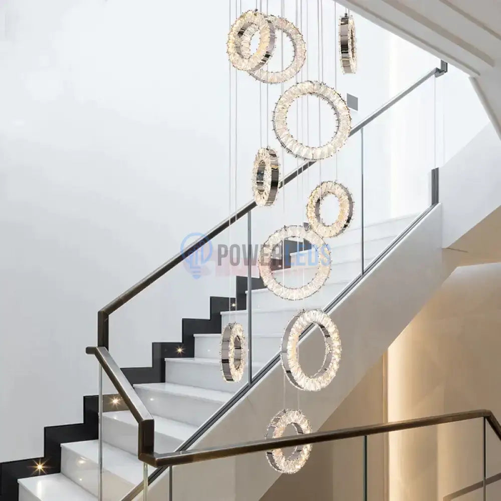 Candelabru Led 140W Cristal Royal Rain Telecomanda Chandeliers Crystal