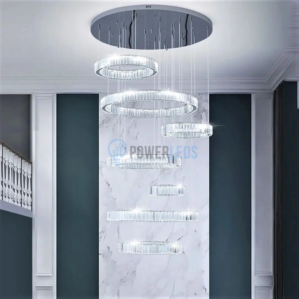 Candelabru Led 200W Cristal Royal Elegance Telecomanda Chandeliers Crystal