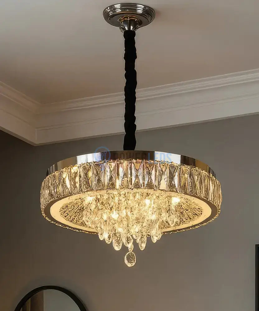 Candelabru LED Axon Cristal SIlver 112W ARGINTIE / CRISTAL Chandeliers Crystal
