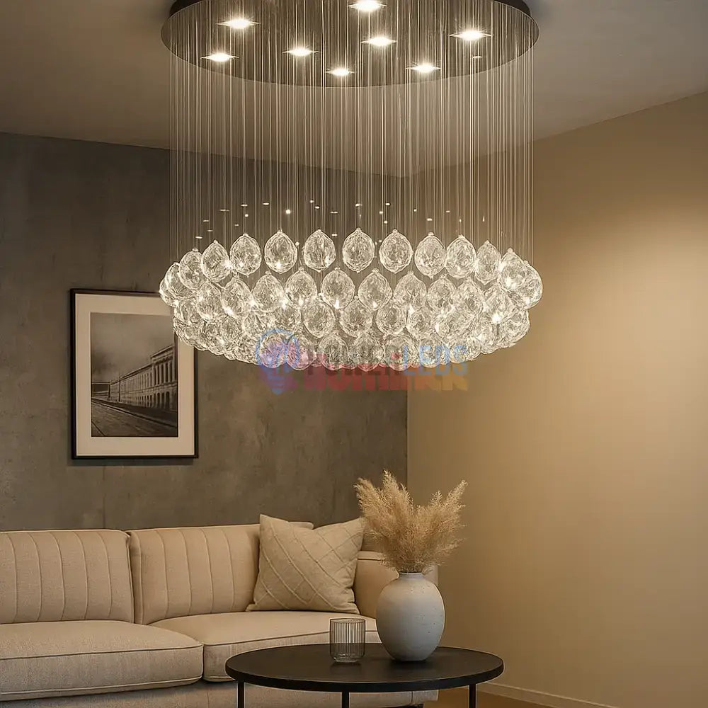 Candelabru LED Cristal Blinx 5x9W Silver ARGINTIE / CRISTAL Chandeliers Crystal