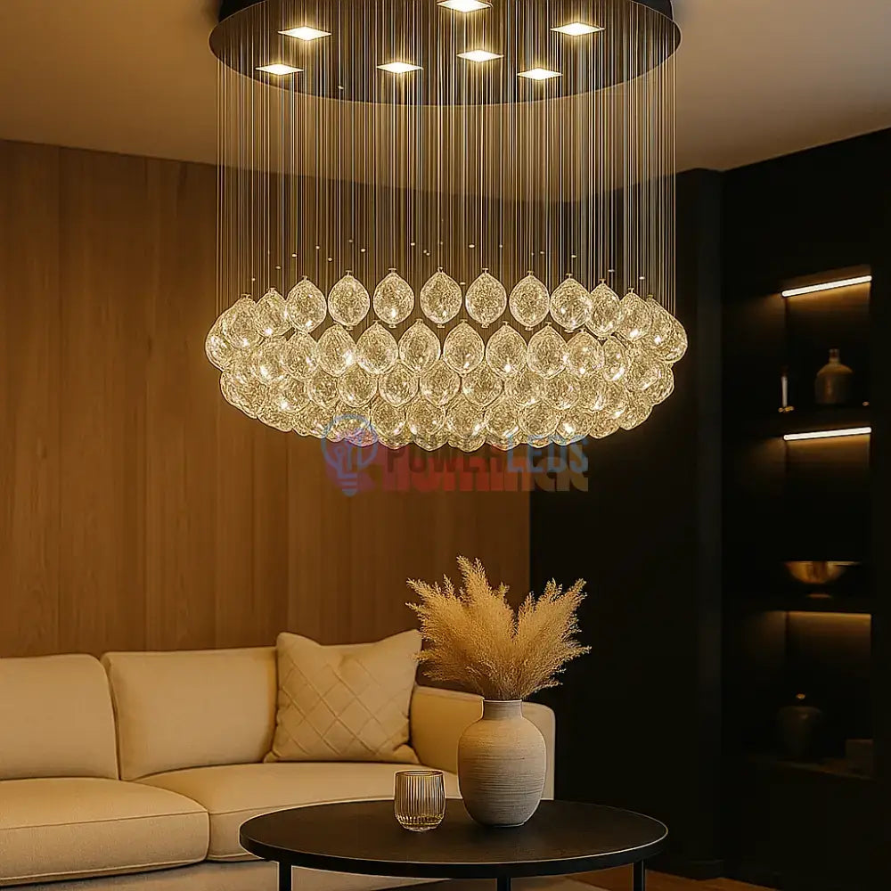 Candelabru LED Cristal Blinx 5x9W Silver ARGINTIE / CRISTAL Chandeliers Crystal
