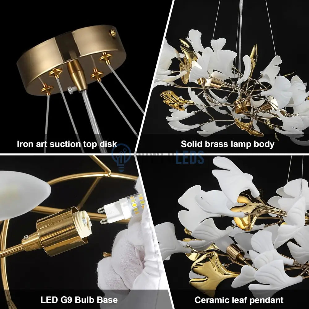 Candelabru LUXURY Golden VALERY 120x40cm powerleds.ro