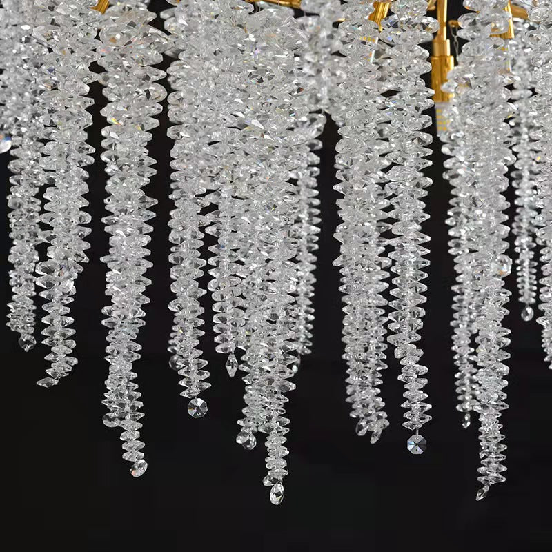 Candelabru Cristal LUXURY Golden Willow 80CM