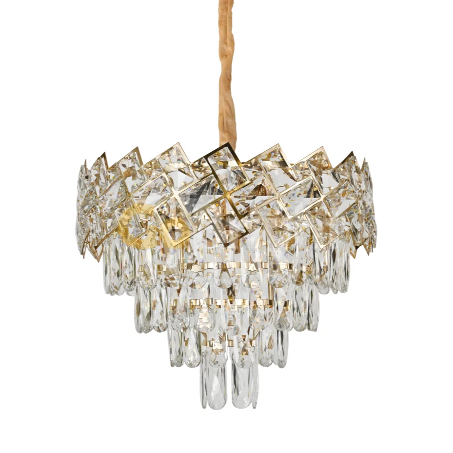 Candelabru Cristal MALLI Gold ⌀40CM